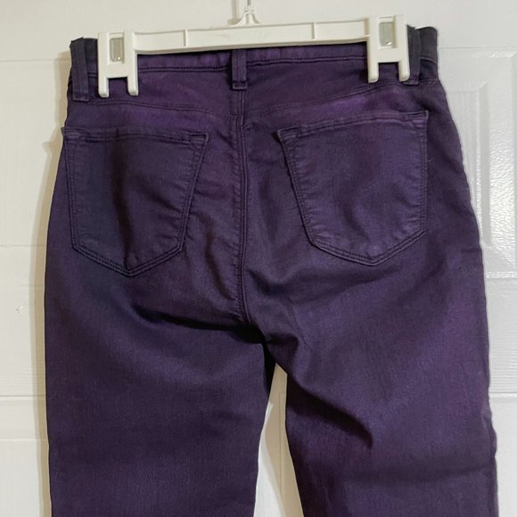 J Brand Purple Denim Super Skinny Jeans - Picture 4 of 10
